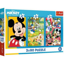 PUZZLE TREFL 3X80 34887...