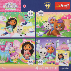PUZZLE TREFL 4 X 88 34694...