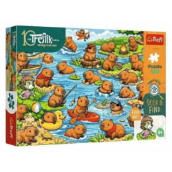 Trefl 16586 Puzzle 100 Elementów – Trefliki i Kapibary