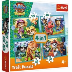 Puzzle Trefl 4w1 34687 Psi...