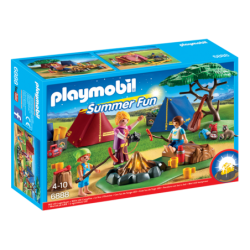 PLAYMOBIL 6888 POLE NAMIOTOWE Z OGNISKIEM LED