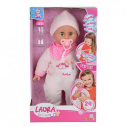 SIMBA 105140009 LALKA LAURA Z BUTELECZKĄ