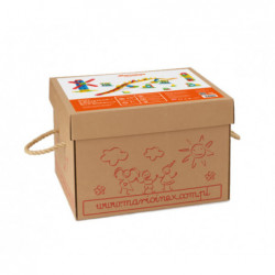 KLOCKI KONSTRUKCYJNE WAFLE MOST Z WIATRAKAMI 00925 MARIOINEX