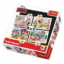 Puzzle Trefl 4w1 34355 Minnie