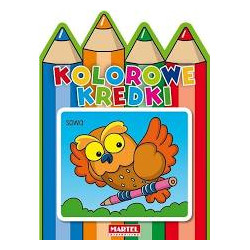 Martel kolorowe kredki sowa...