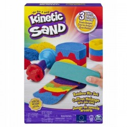 Kinetic sand 6053691 tęczowe narzędzia