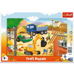 Puzzle Trefl 15 31354 ramka na budowie