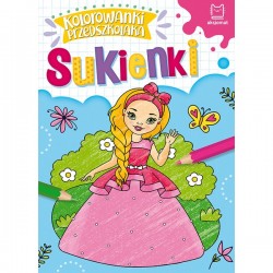 AKSJ kolorowanka sukienki...