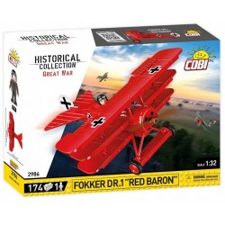 Cobi 2986 Fokker dr.1 red...