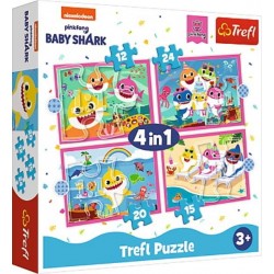 Puzzle Trefl 12/15/20/24 34378 rekiny