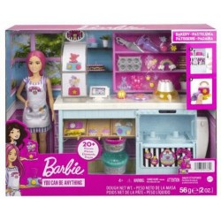 Barbie HGB73 cukiernia z lalką