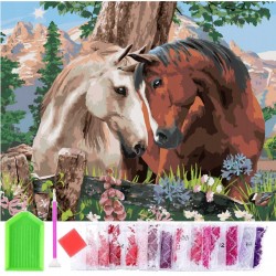 DIAMENTOWA MOZAIKA KONIE...