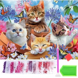 DIAMENTOWA MOZAIKA KOTKI...