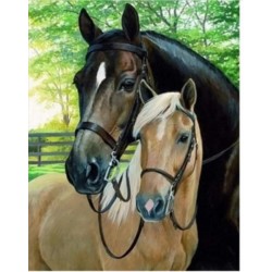 DIAMENTOWA MOZAIKA KONIE...