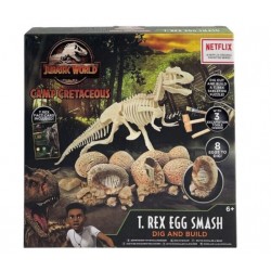 Jurassic World wykopaliska t-rex egg smash