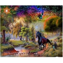 DIAMENTOWA MOZAIKA KOŃ...