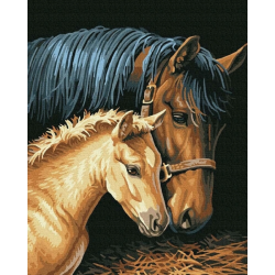 DIAMENTOWA MOZAIKA KOŃ ZE...