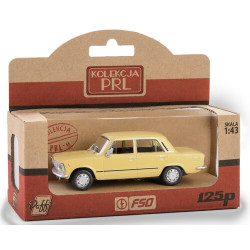 DAFFI PRL FIAT 125P ŻÓŁTY