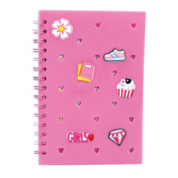 STNUX NOTATNIK Z WPINKAMI RÓŻOWY