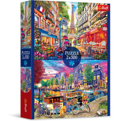 Puzzle Trefl 2x500 Stolice Europy