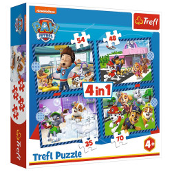 Trefl Puzzle 4w1 Psi Patrol