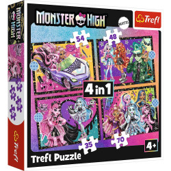 Trefl Puzzle 4w1 Monster...