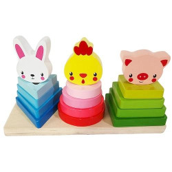 Smily Drewniane piramidki...