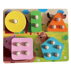 Smily Układanka drewniana...