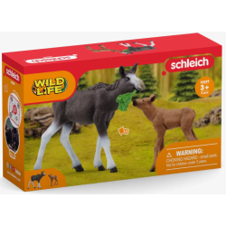 Schleich Łoś z cielęciem 42629