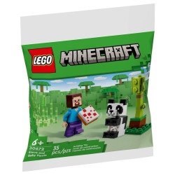 LEGO 30672 STEVE I MAŁA PANDA