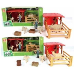 ZESTAW FIGUREK Z ZAGRODĄ...