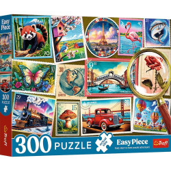 PUZZLE TREFL 300 ZNACZKI...