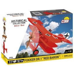 COBI 2996 FOKKER DR.1 RED...