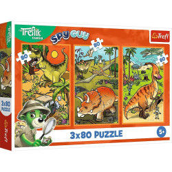 PUZZLE TREFL 3 X 80...