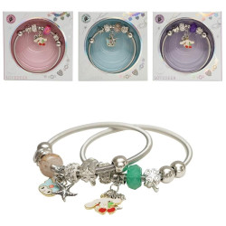 ASKATO BRANSOLETKA Z CHARMSAMI