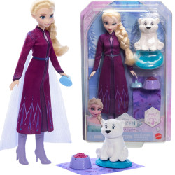 MATTEL JFG16 FROZEN LALKA ELSA I MAŁY NIEDŹWIADEK