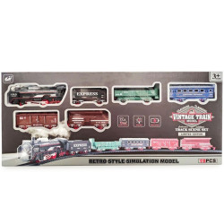 POCIĄG VINTAGE Z TOREM ARTYK