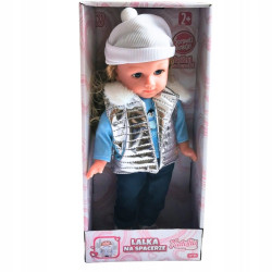 Lalka Natalia w srebrnej...