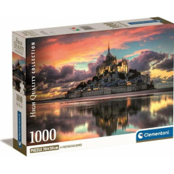 CLEMENTONI 39769 PUZZLE 1000 COMPACT MONT SAINT MICHEL