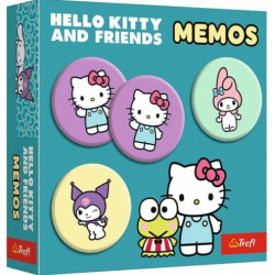 MEMOS HELLO KITTY GRA PAMIĘCIOWA DLA DZIECI 02898 TREFL