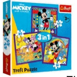 PUZZLE TREFL 3W1 34894 MIKI...